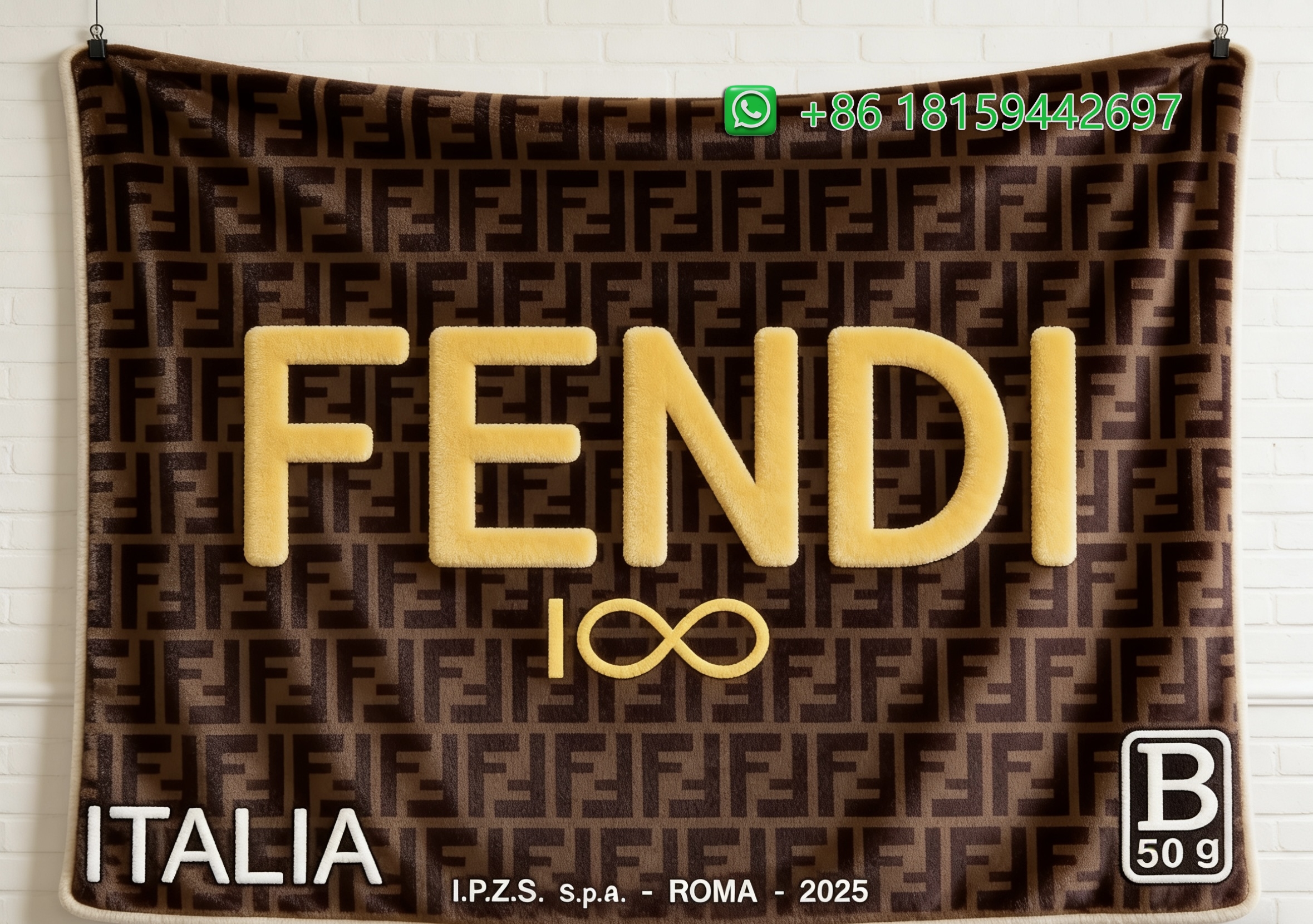 Fendi Throw Blankets